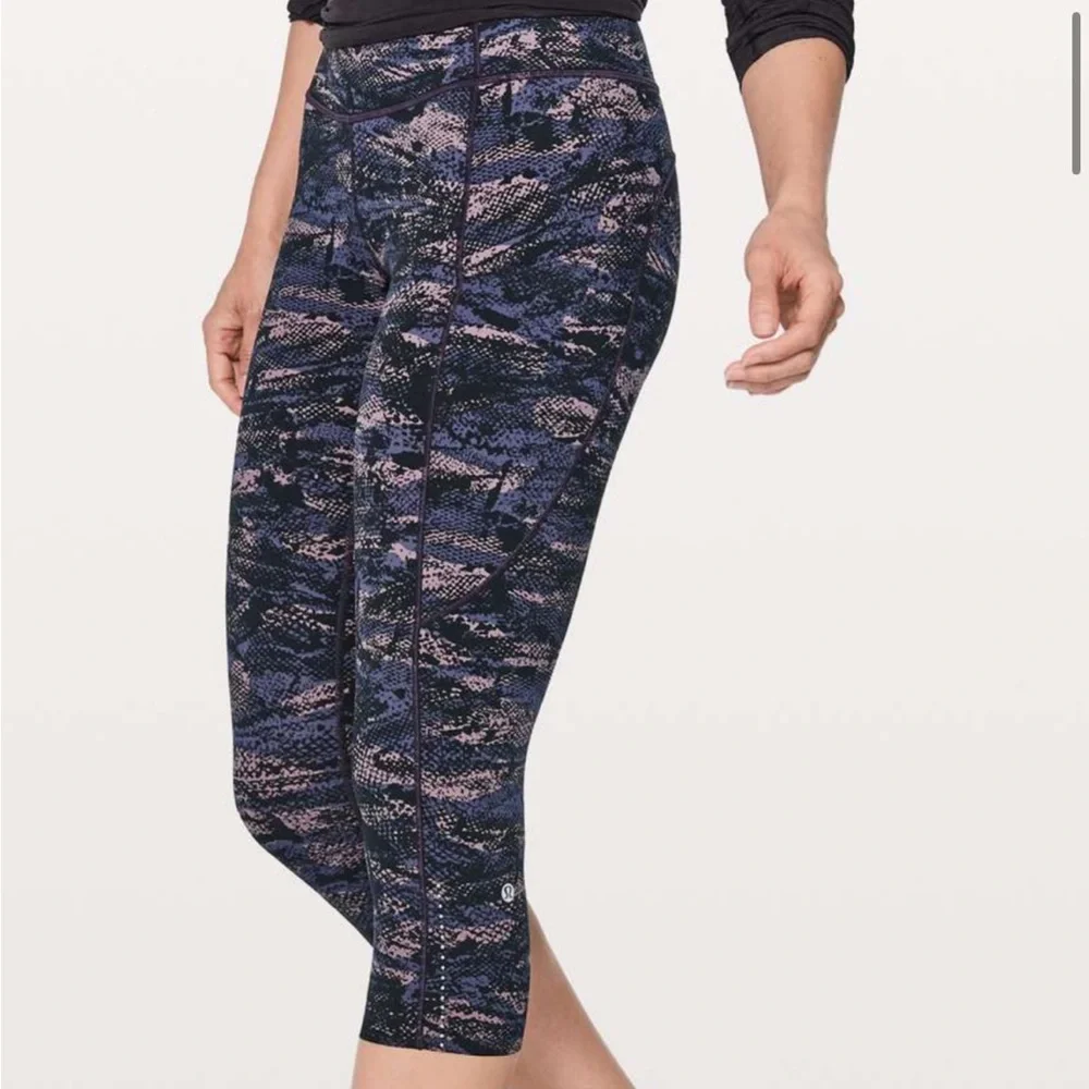 Lululemon Fast & Free Crop II Nulux 19